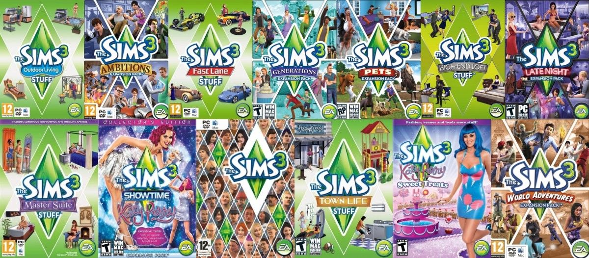 the sims 3 full collection
